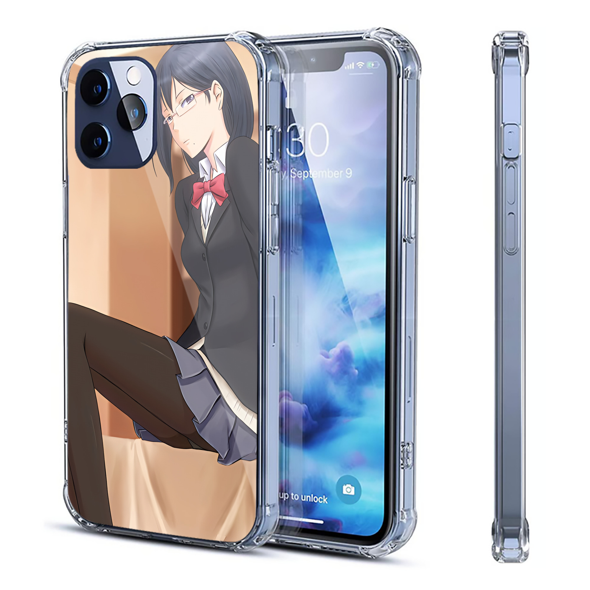（画像用） ハイキュー!! Haikyu!! 【iPhone 12シリーズ対応】透明スマホケース（クリアソフトケース）